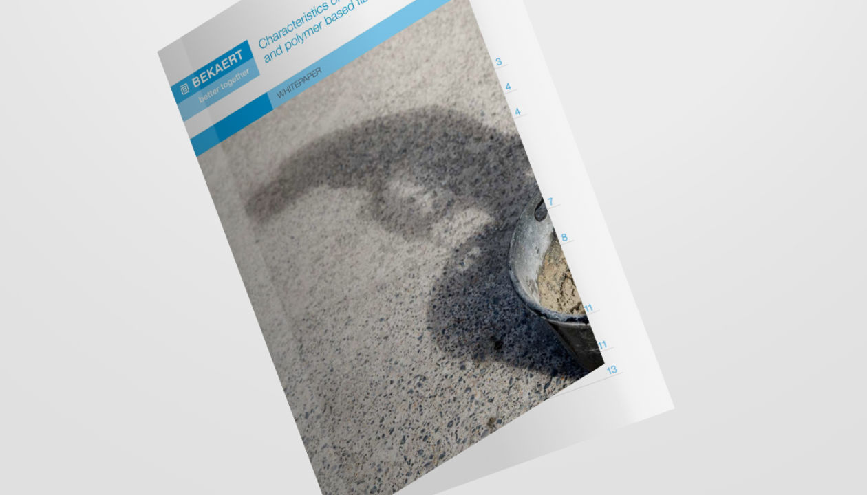 Características del concreto con fibras a base de acero y polímeros.